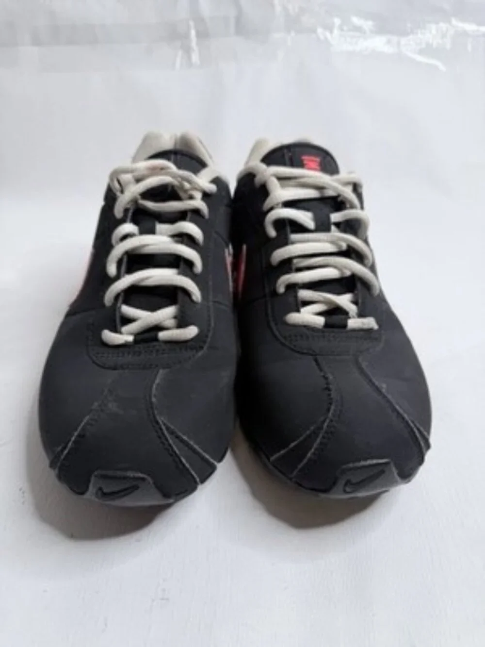 Women’s  Size 7Y Nike Shox Black R4 Ride Infrared Tl Running Shoes 310480 001 2